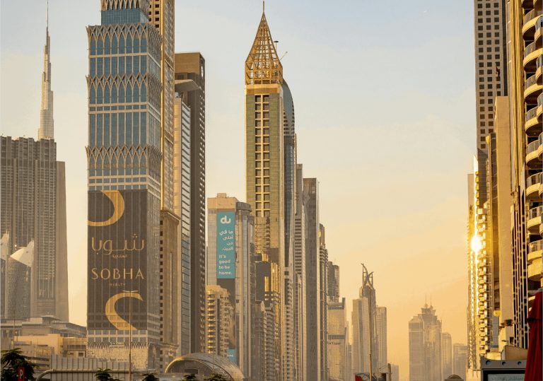 Midle East styled cityscape